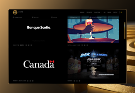 Web design and development for a Media Production Company. 