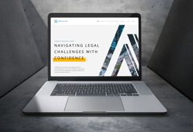 Web design and development for a corporate law firm based in Toronto: Amar-VR Law. 