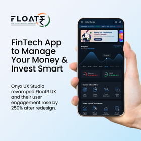 FloatR FinTech UX Design