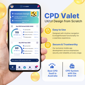CPD Valet SaaS UX Design