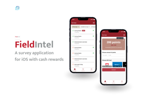 An internal survey application for a Canadian company that allows their employees to fill in surveys and receive cash rewards for them.