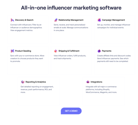 All-in-one influencer marketing software