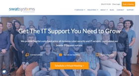 MSP StoryBrand Website Example: SWAT Systems Seattle
- Website Design and Development
- CRM Integration with HubSpot