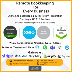 Experience with various accounting software's