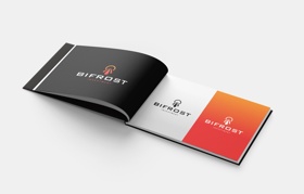 Main logo spread set in custom-made brand guidelines