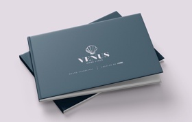 Logo treatment and custom-made brand guidelines