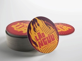 Branded coasters