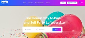 MyPlo is a C2C eCommerce website. MyPlo isn’t just a used party supplies platform, we’re a community! We created MyPlo with you in mind and we strive 