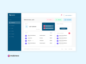 Yet another view of the Zigawallet Dashboard