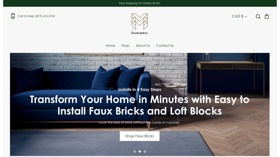 Shopify store design: home furnishing product