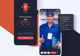 An app designed to book virtual appointment with handymen