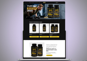 Custom-made website design and web development on a CMS platform for a client