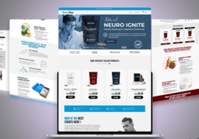 Custom-made website design and web development on a CMS platform for a client