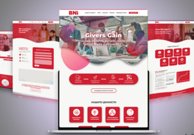 Custom-made website design and web development on a CMS platform for a client