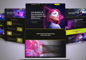 Custom-made website design and web development on a CMS platform for a client