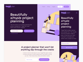 Toggl: Google project management tool website 