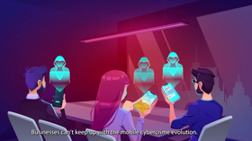 Screenshot of an animation for RAW Cyber