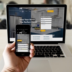 Basic Website Design Full-Service Painting and Remodeling Company