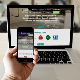 Basic Website Design Crawl Space Encapsulation Company