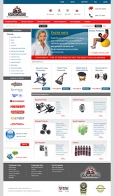 A website designed for an online shopping that deals with variety of indoor and outdoor products