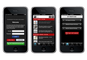 Mobile app for a news channel