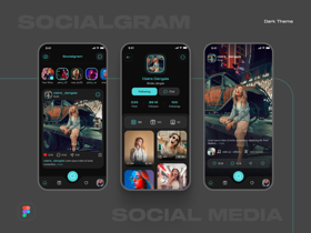 Social Media App Design Concept
