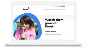 WordPress website for Daycare businesses that are not only visually appealing but also functional and user-friendly. Childcare website design.