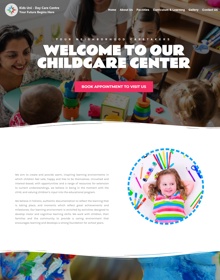 Our expertise extends to the design and development of WordPress websites tailored specifically for daycare and childcare centers. Daycare web design.
