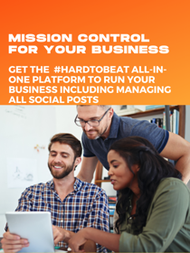 Manage your social and your business easily from the Hard Beat platform with your own dashboard and tools to save you time and money. 
