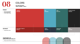 Sample Color Palette & Styling