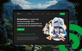 SnoopGame - AI site redesign for a game testing company