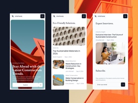 Web Development for a Construction News & Trends