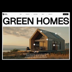 Green Homes - Web development for Real Estate