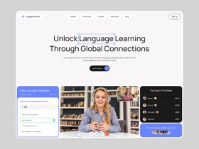 LinguaConnect – UI/UX Design for Language Learning Platform