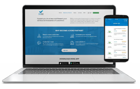 A service provider app connecting customers and service providers