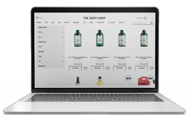 The BodyShop's Ecommerce site