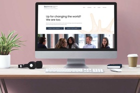 A clean and modern website for a Cambridge biotech consulting firm looking to attract new talent. 