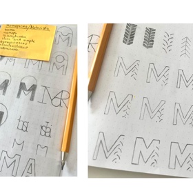 We are working with sketches and concept ideas before digitising your ideas