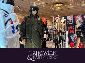 Vibrant and captivating designs for the Halloween Party Expo, infusing the essence of spooky allure to enhance event allure and attendee anticipation.
