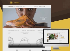 Jatarea is a WordPress website of an exclusive shoe brand that is influenced by style and craftsmanship. 