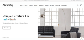 OurFurniture is an online furniture company aimed at providing our customers with top-quality Modern Classics furniture. 