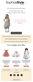 Checkout Abandonment Sample email