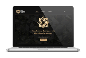 Pixelette enhanced BRICS Blockchain's digital platform, showcasing expert consulting, financial solutions, and blockchain services.