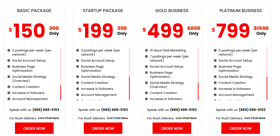 Digital Marketing Packages