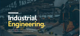 Industrial engineers are problem solvers. The team contacted us for a website and we delivered within no time.