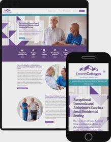 Choose your site from over 20 designs and we customize it to your brand, write the copy and use your images or royalty free images all done in weeks.