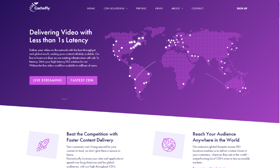 Website MKC Agency did for CacheFly.