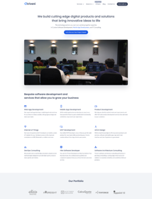 Custom Designed website for IT Service Company