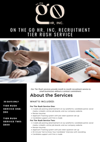 Our Tier Rush Service