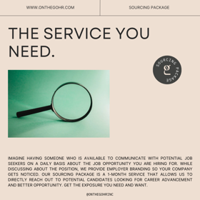 Our sourcing service